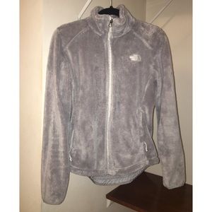 Women’s North Face Fleece Osito Jacket in Gray